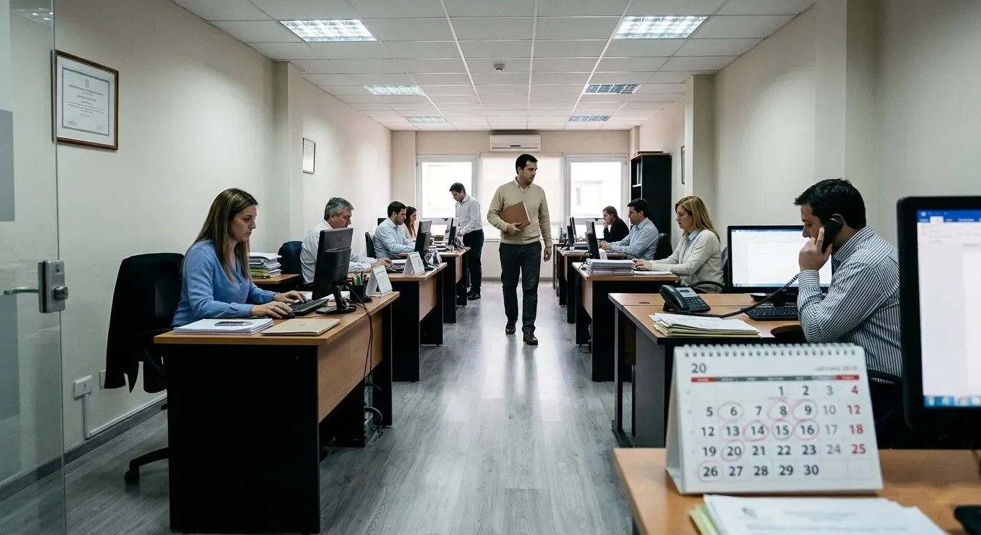 Estudio contable en operación diaria