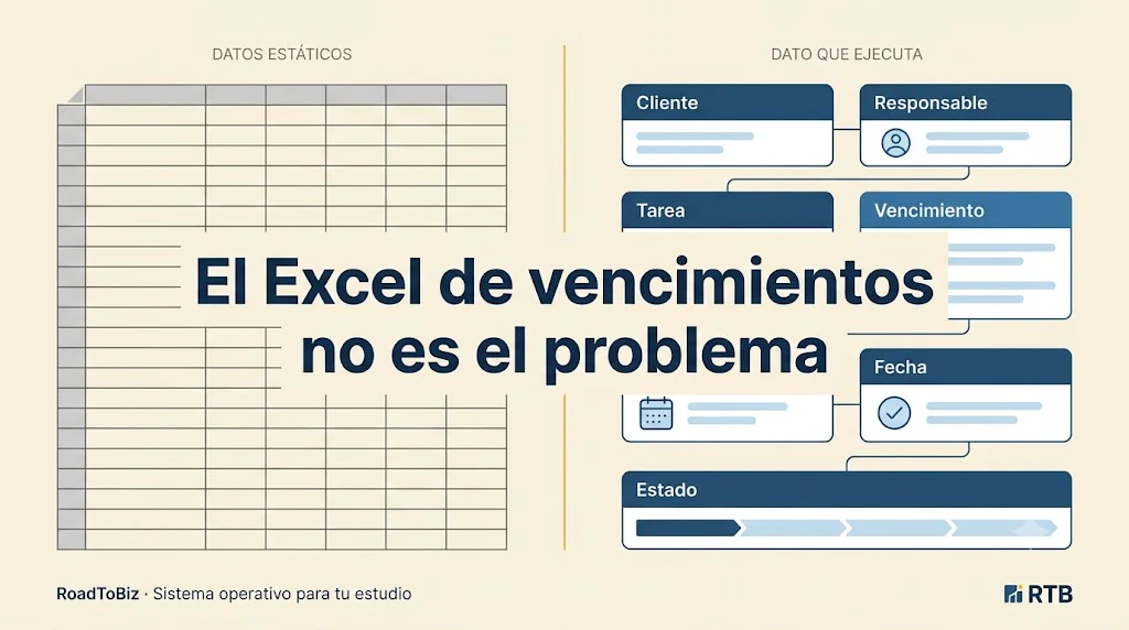 El Excel de vencimientos no es el problema