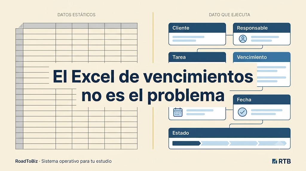 El Excel de vencimientos no es el problema